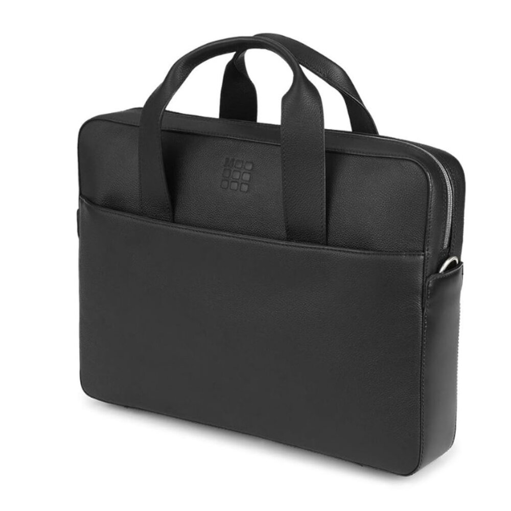 Moleskine Slim Briefcase. New with Tags. Black leather.